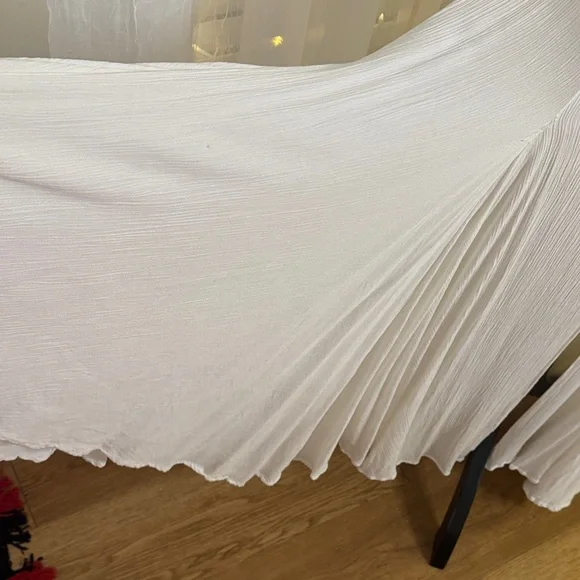 Free People Ivory Backless Halter Dress - Picture 4 of 9